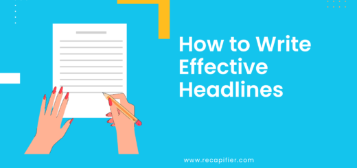 Write effective headlines