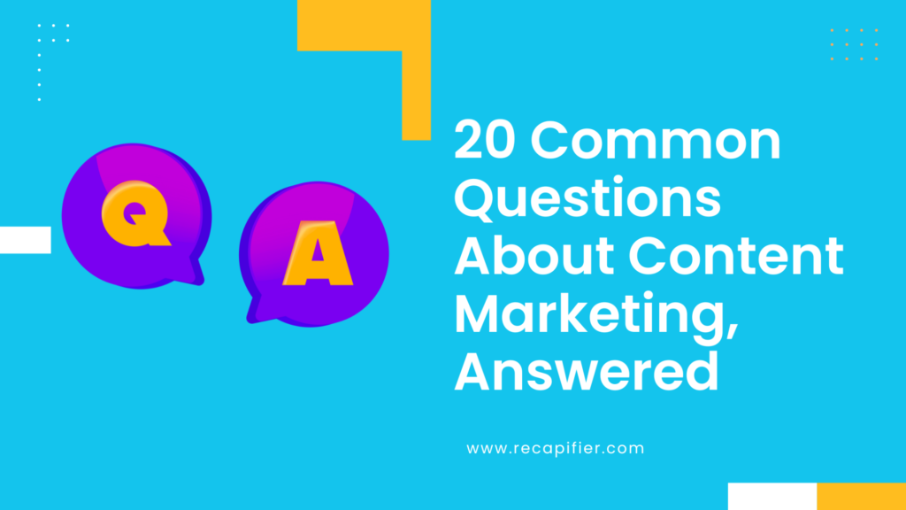 Content marketing questions