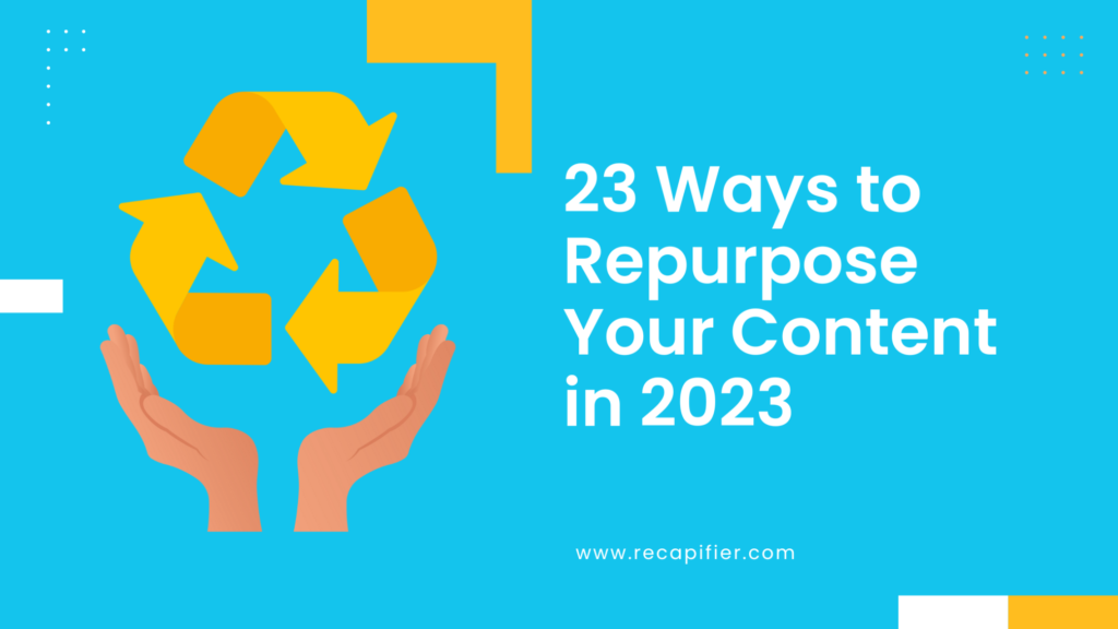 Repurpose content